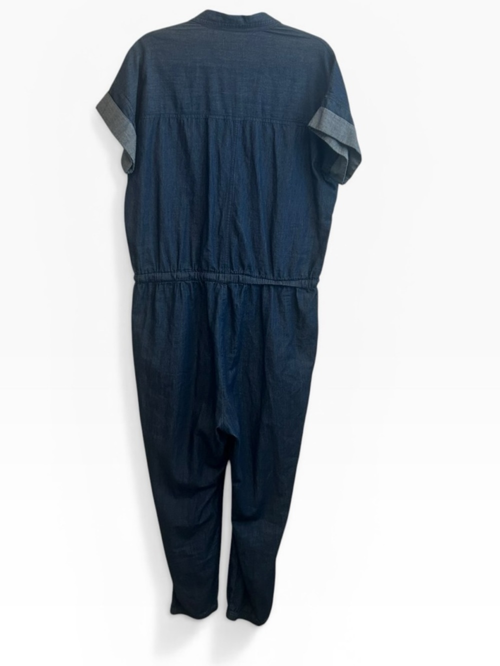 Old Navy 100% Cotton Denim Jumpsuit Size Large - Picture 2 of 5